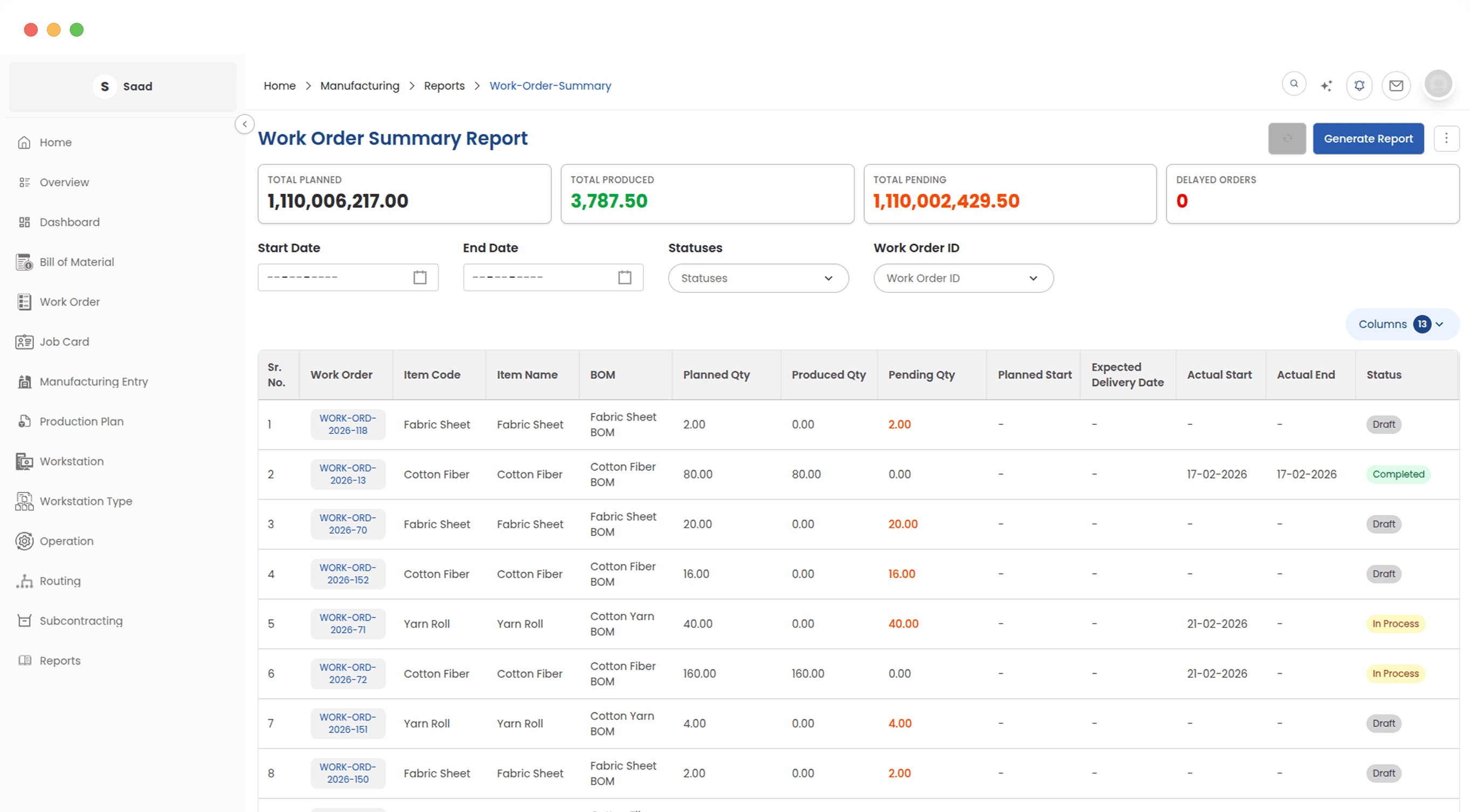 Know where every production job stands
